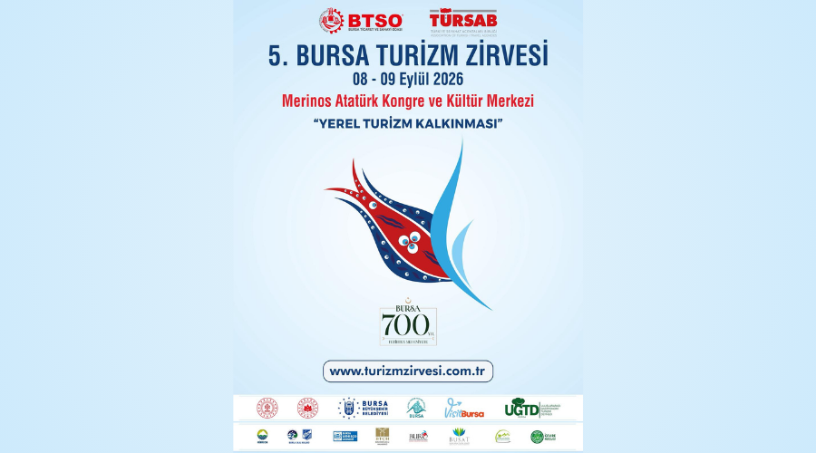 5. Bursa Turizm Zirvesi 8 Eylül’de Başlıyor