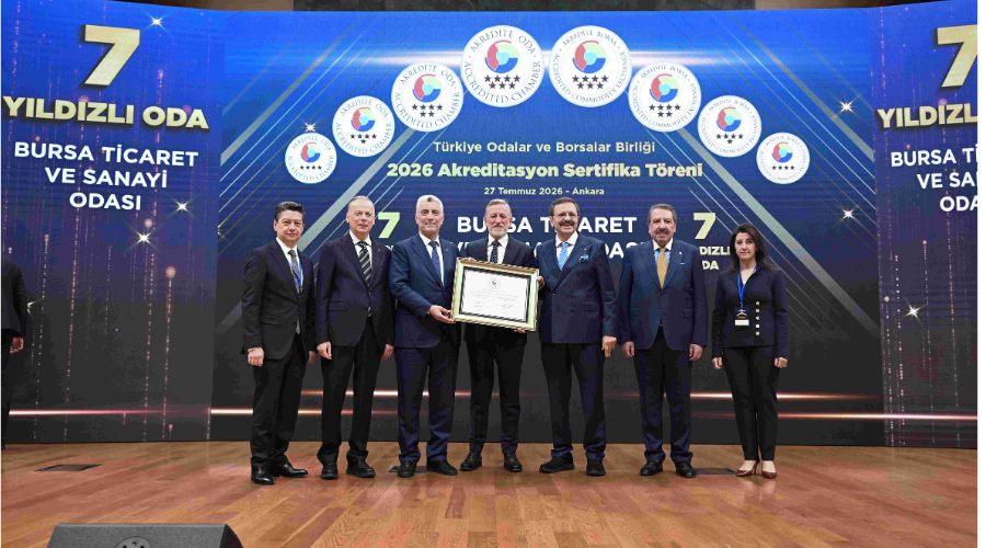 BTSO’nun Hizmet Kalitesine 7 Yıldızlı Tescil