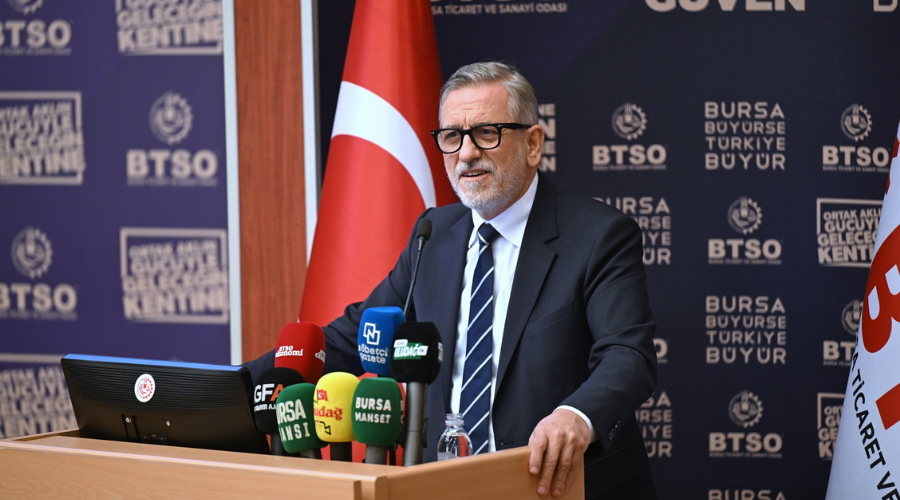 BTSO Yönetim Kurulu Başkanı İbrahim Burkay: 'Bursa, 2030 Vizyonumuzla Türkiye’yi Büyütmeye Devam Edecek'