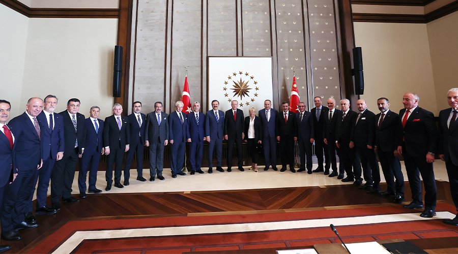 TOBB Yönetimi, Cumhurbaşkanı Erdoğan’ı Ziyaret Etti
