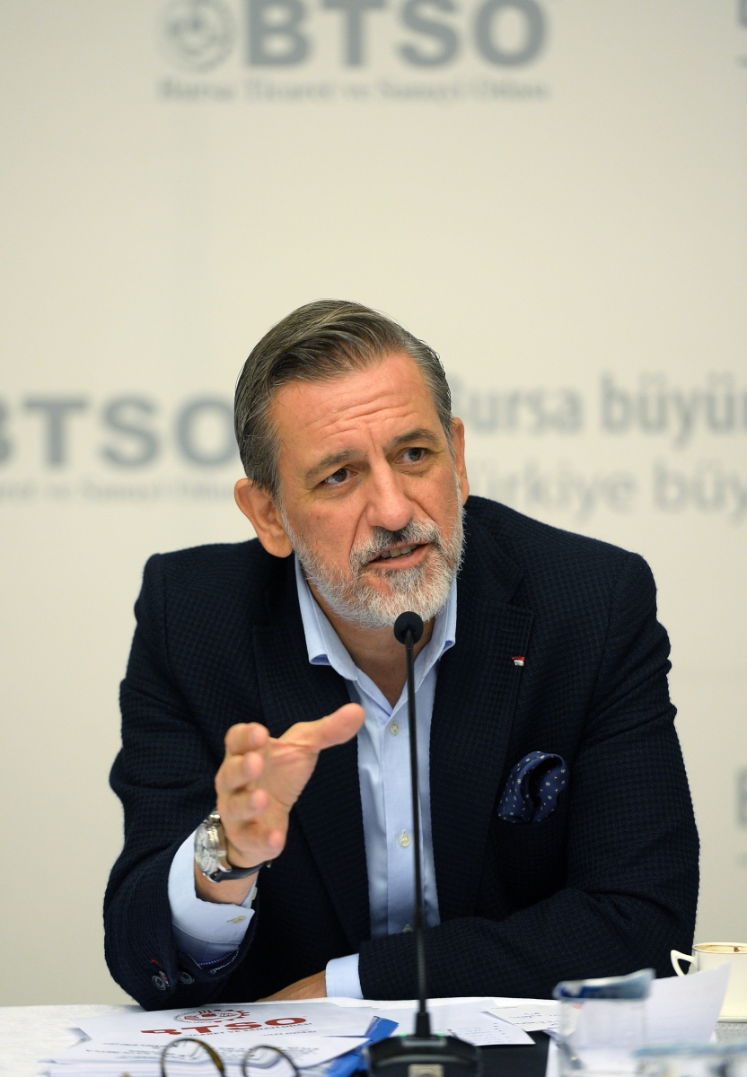 Bursa Ticaret ve Sanayi Odası (BTSO) Yönetim Kurulu Başkanı İbrahim Burkay, Enflasyonla